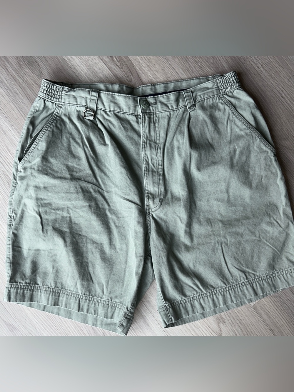 Weekender Men's Casual Shorts 36 Olive Golf Stretch Pockets Preppy Vintage Fade
